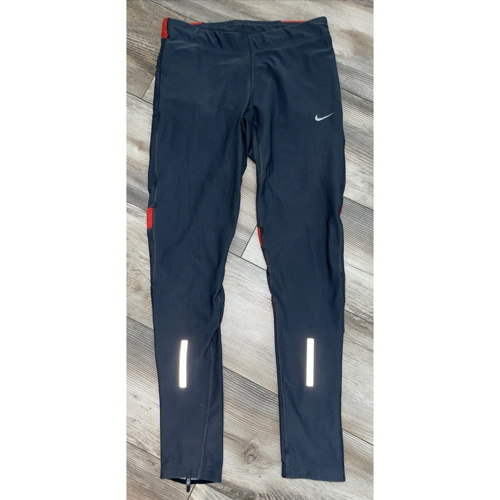 Nike Blue Dri Fit Running Capri Leggings Womens Medium